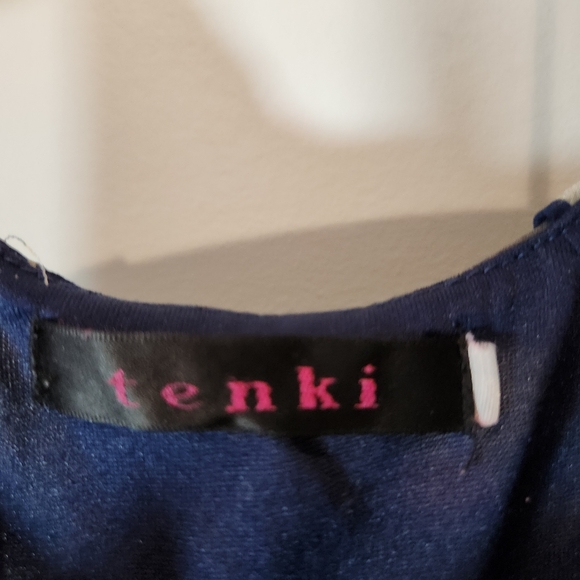 Floral/birds‎ small Sleeveless Dress tenki UK - Picture 9 of 10